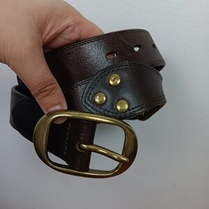 Banana Republic Genuine Leather  Made in USA Brown XS